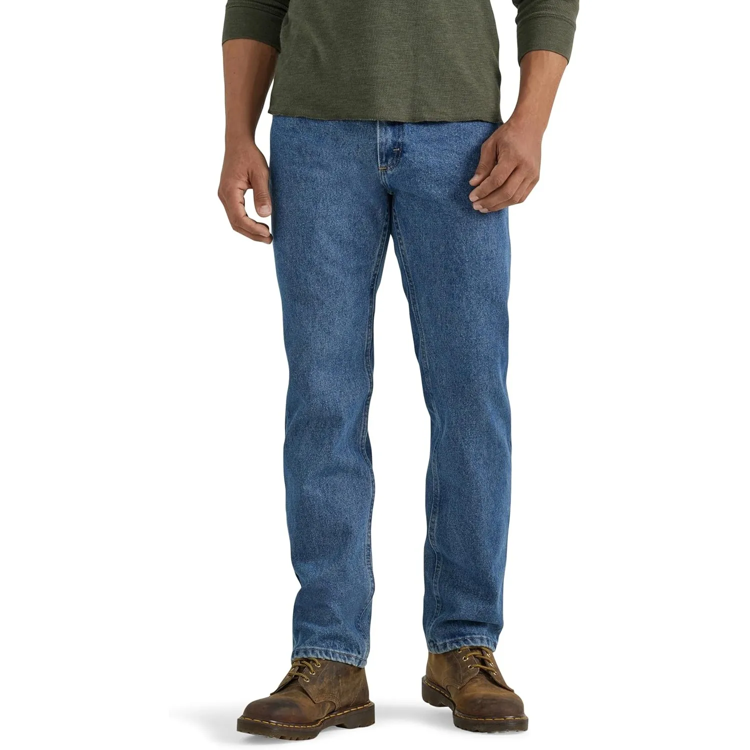 Wrangler Authentics Jeanshose, für Herren, reguläre Passform, Bequeme, elastische Taille