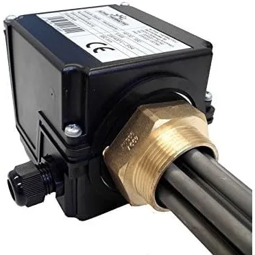 Heizpatrone 9,0 kW 400V | Heizstab für Pufferspeicher & Warmwasser | Eintauchtiefe 720 mm | 1½" Gewinde | Thermostat & …