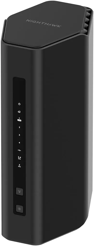 NETGEAR Nighthawk Dual-Band WiFi 7 Router (RS200) – Sicherheitsfunktionen, BE6500 WLAN-Geschwindigkeit (bis zu 6,5 Gbit…