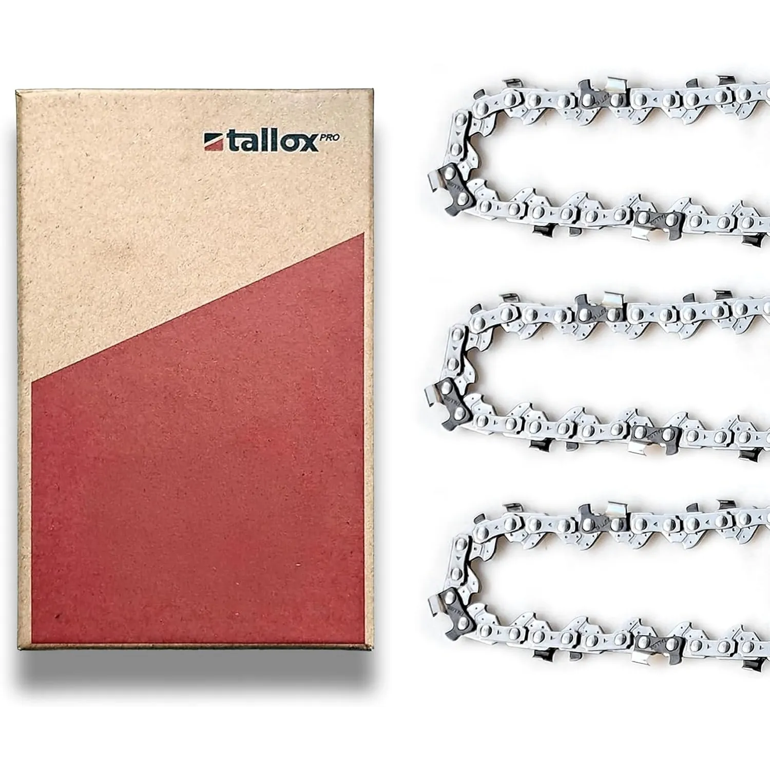 3 tallox Sägeketten .325 1,6 mm 67 TG 40 cm Schwert Vollmeißel kompatibel mit Stihl Motorsägen…
