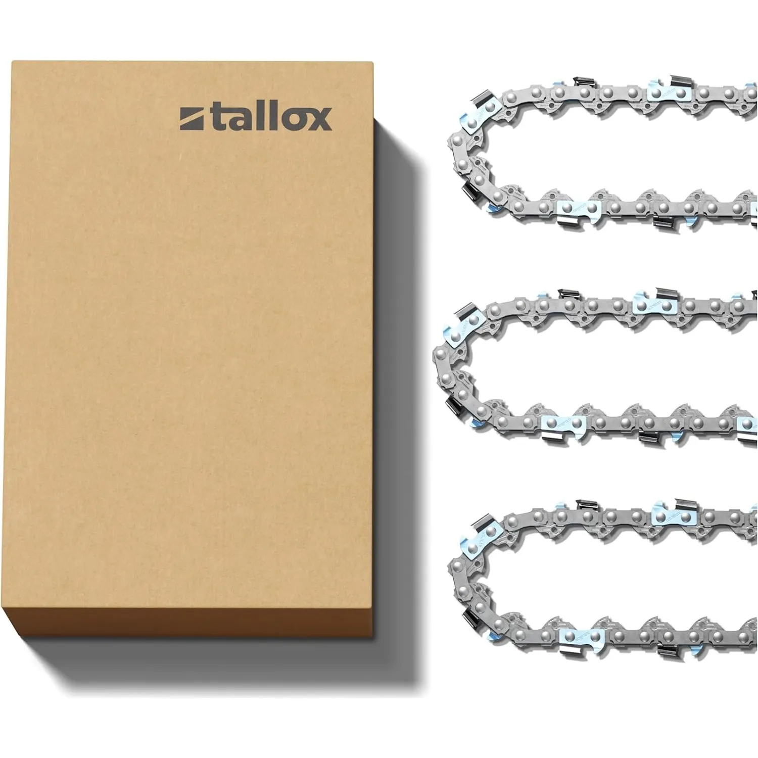 tallox 3 Sägeketten 3/8" 1,3 mm 52 TG 35 cm Schwert kompatibel mit Oregon Bosch Dolmar Hitachi Echo Einhell Husqvarna u…