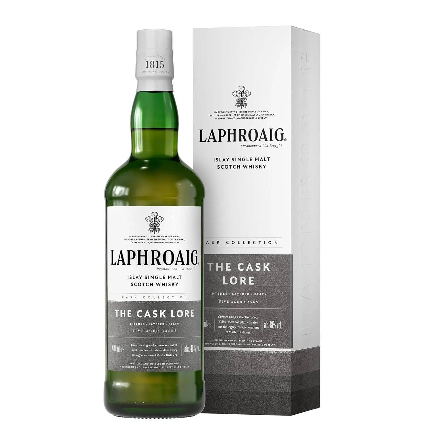 Laphroaig Lore | Islay Single Malt Scotch Whisky | 48% Vol | 0,7l
