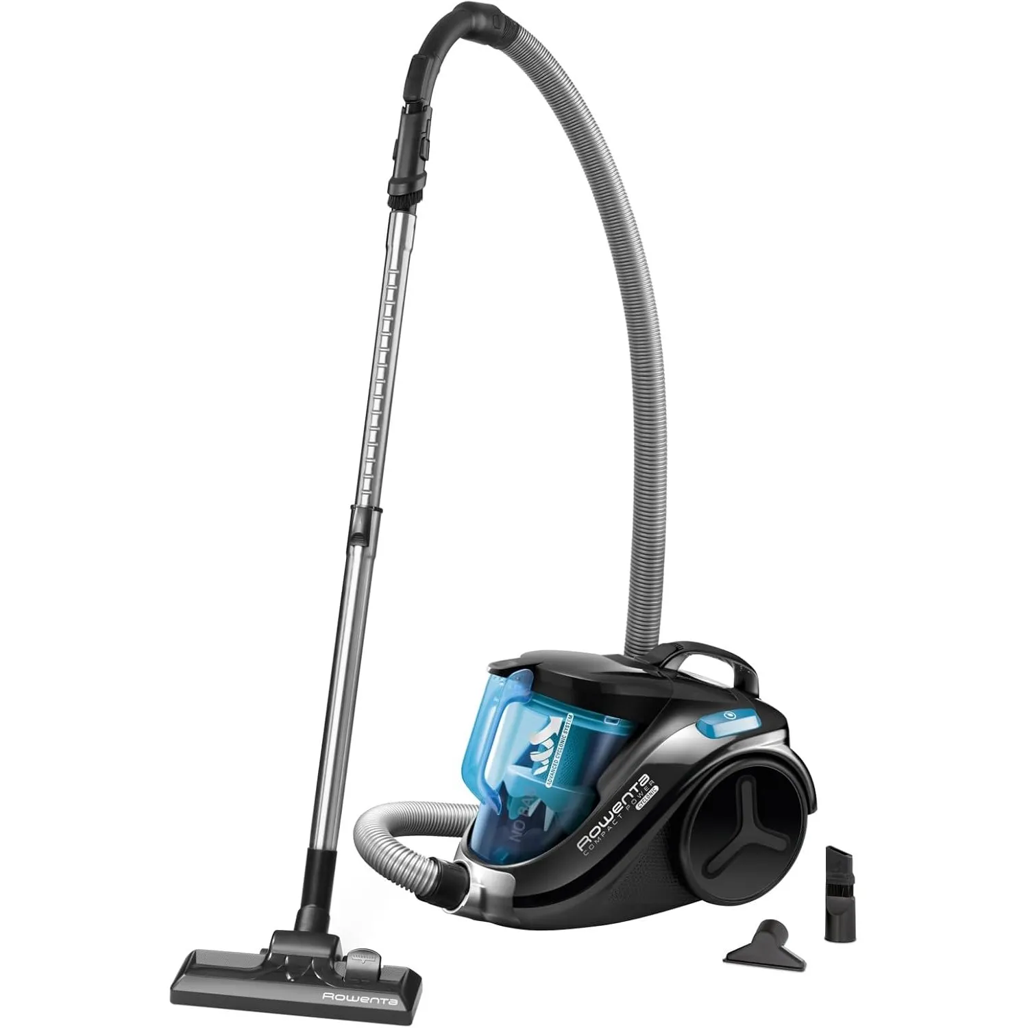 Rowenta Compact Power Cyclonic, Bodenstaubsauger beutelloser, entfernt tiefsitzenden Schmutz, 750 Watt, 1,5 Liter Fassu…