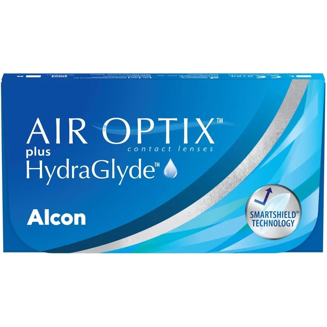 Air Optix plus HydraGlyde Monatslinsen weich | 6 Stück | BC 8.6 mm | DIA 14.2 mm | -02.50 Dioptrien