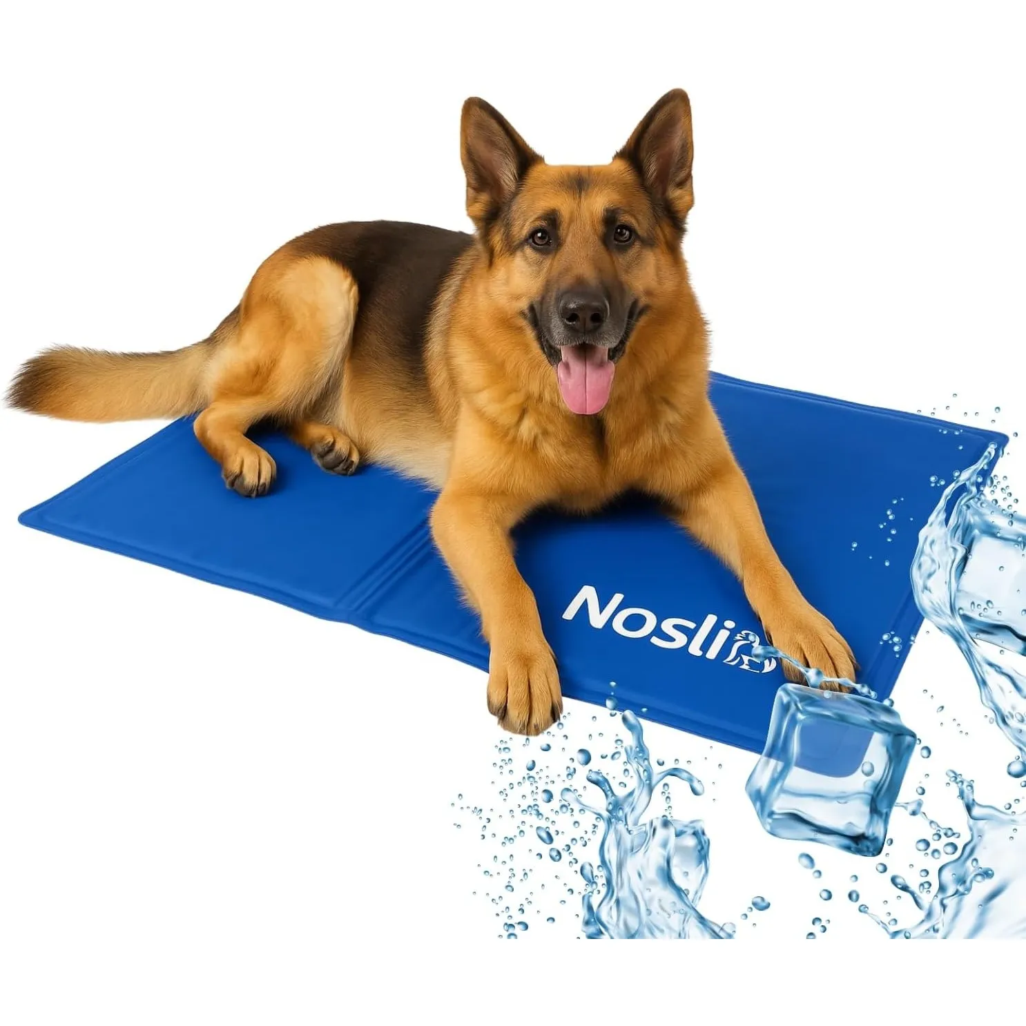Kühlmatte für Hunde, Katzen & Menschen (76x103cm) • Selbstkühlende Hundematte mit Gel • Gel-Kühldecke Hund • Matte für …