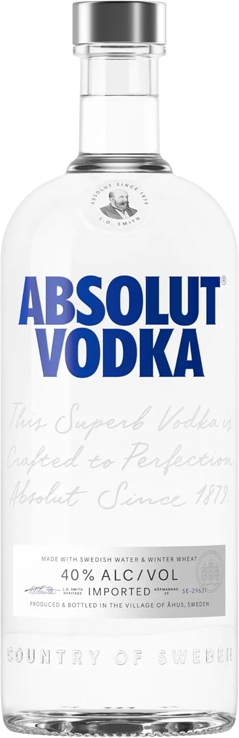 Absolut Vodka Original – Absolute Reinheit und einzigartiger Geschmack in ikonischer Apothekerflasche – Ideal für Cockt…