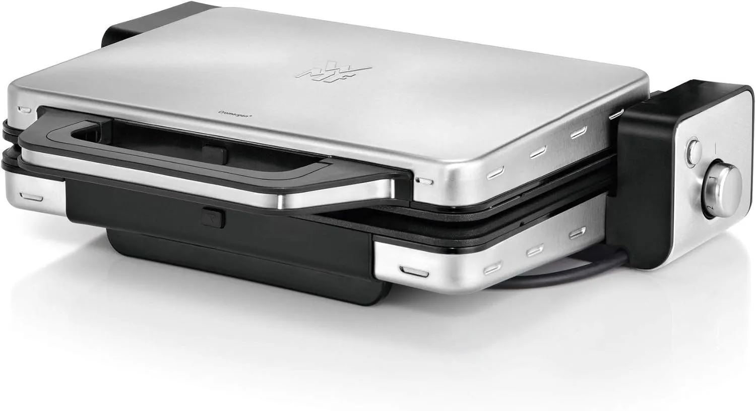WMF Lono Kontaktgrill 2-in-1, Tischgrill, Plattengriller, Kontaktgrill abnehmbare Platten, spülmaschinenfeste Grillplat…