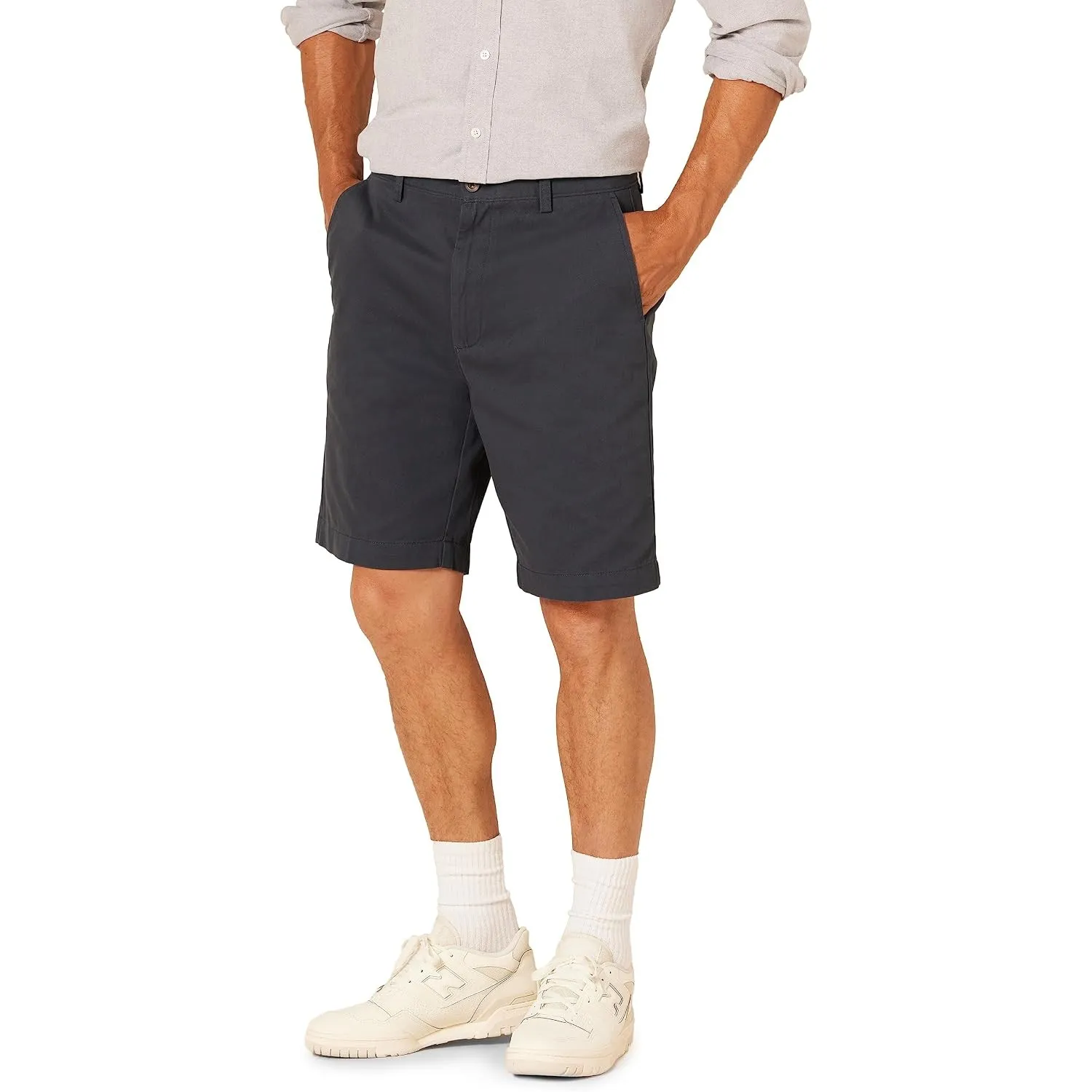 Amazon Essentials Herren Kurze Hosen Chino Shorts 100% Baumwolle, Multi-Packs