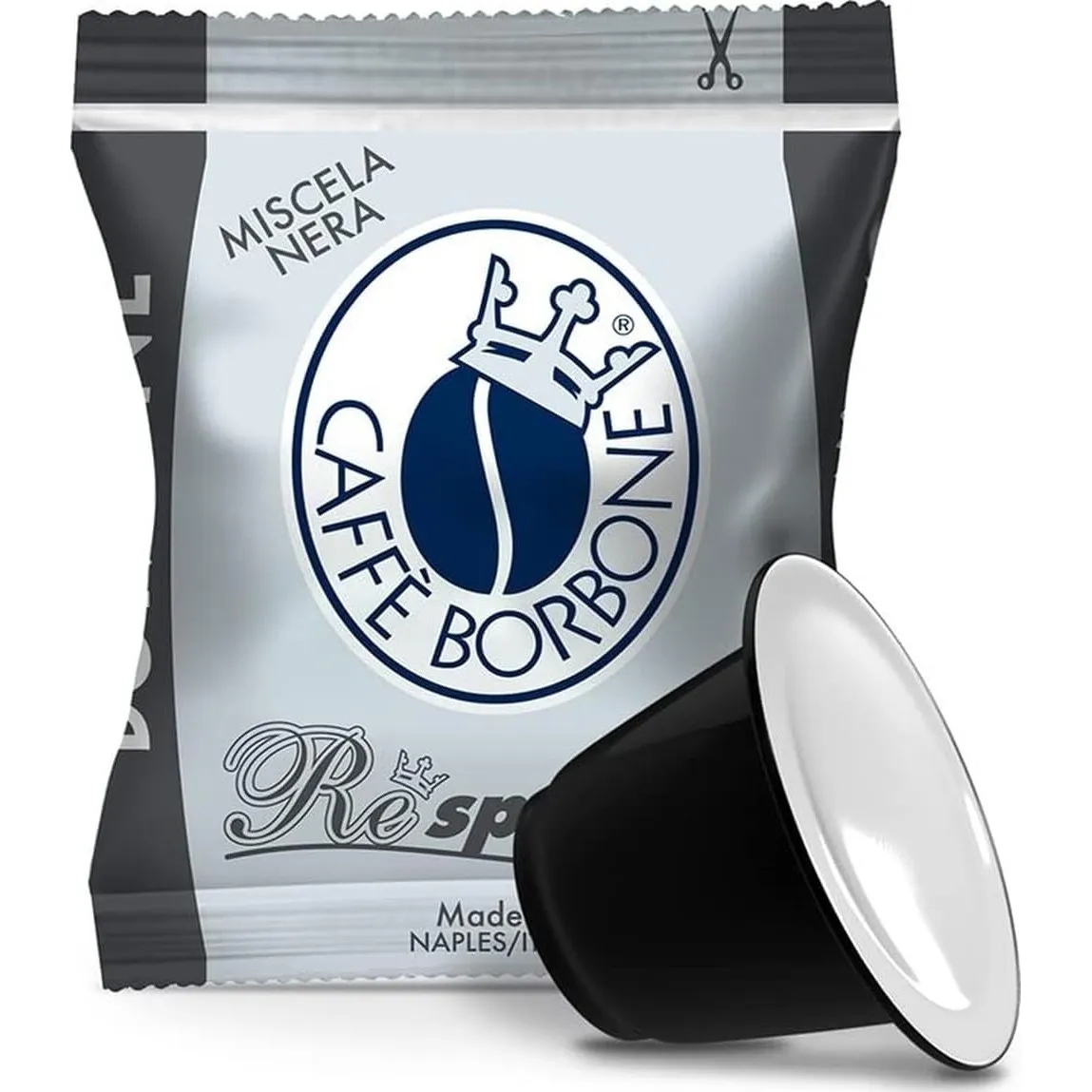Caffè Borbone Respresso Schwarze Kaffeemischung - 100 Kapseln Kompatibel mit Nespresso®*