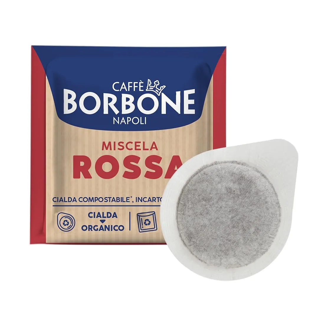 Caffè Borbone Kompostierbare Kaffeepads, Rote Kaffeemischung - 100 Pads - Umweltfreundliche Verpackung - Kompatibel mit…