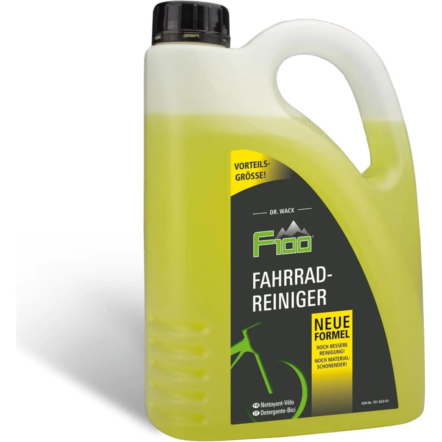 DR. WACK - F100 Fahrradreiniger 2 Liter - Reinigungsmittel für das gesamte Fahrrad - Effektives Fahrradpflegemittel - R…