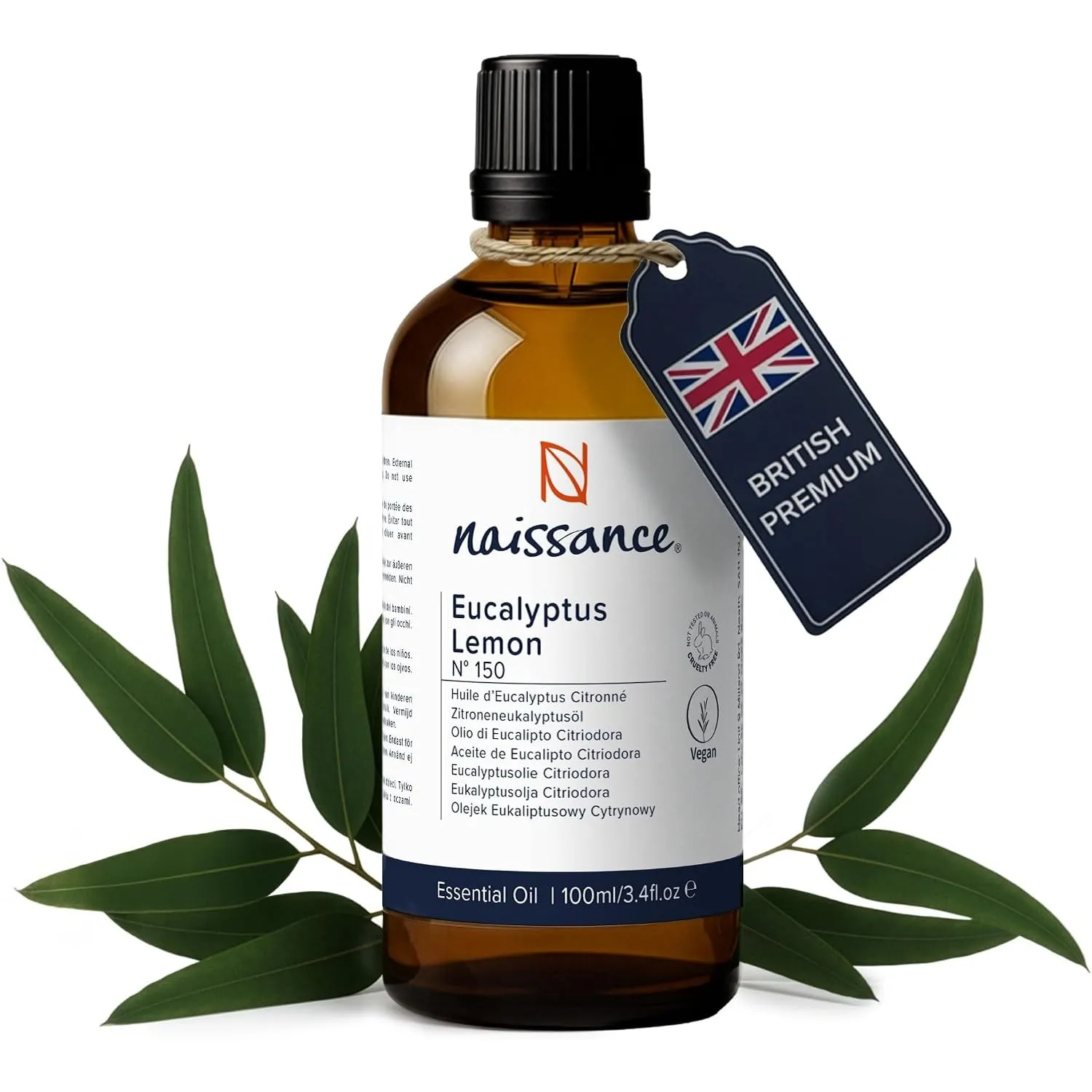 Naissance Zitroneneukalyptusöl (Nr. 150) - 100ml - Eukalyptus Citriodora Ätherisches Öl - 100% Naturreines Eukalyptusöl…