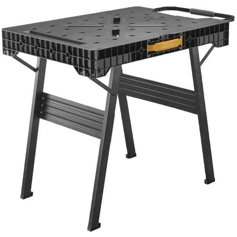 STANLEY FATMAX Express Klappwerkbank - Tragbare Arbeitsfläche mit 450 kg großer Tragfähigkeit, klemmkompatibel, 10 kg G…