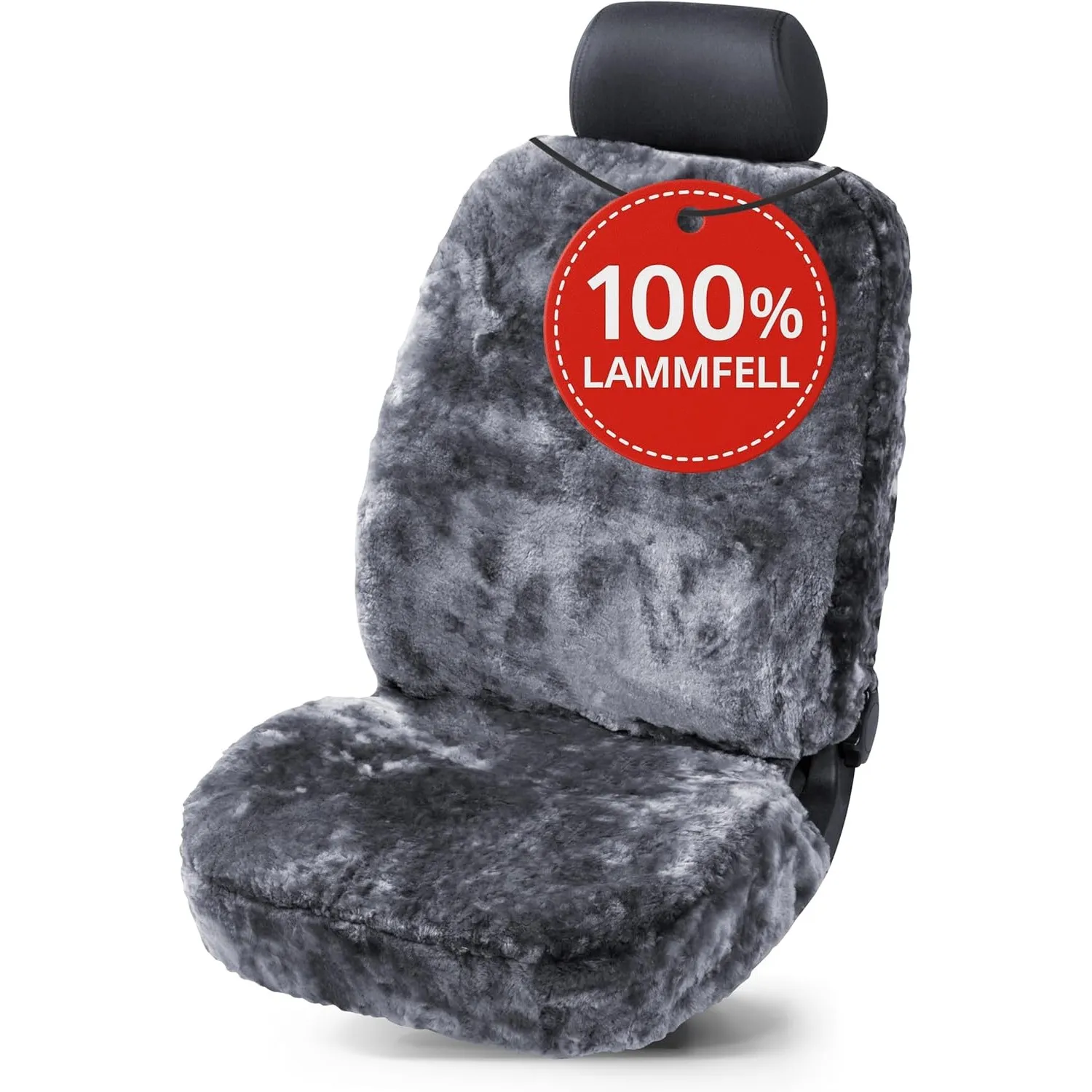 Walser Lammfell Sitzbezug für Auto Trish, Auszeichnung Sehr Gut* Lammfell Autositzbezug, Lamm Fell Sitzbezug, 1 Stück F…