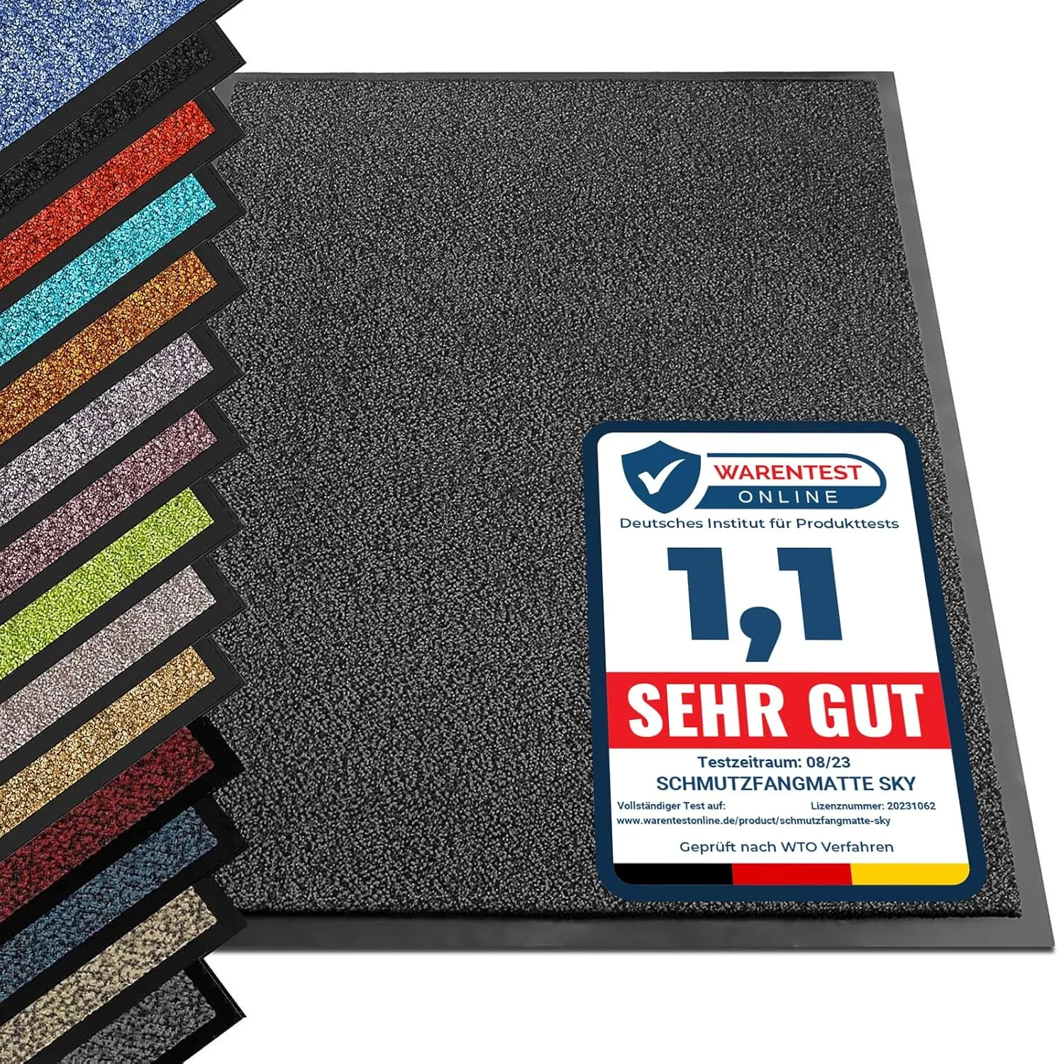 etm® Schmutzfangmatte - Note 1,6: Sieger Preis-Leistung - Fußmatte in vielen Größen - Türmatte Fußabstreifer für Haustü…
