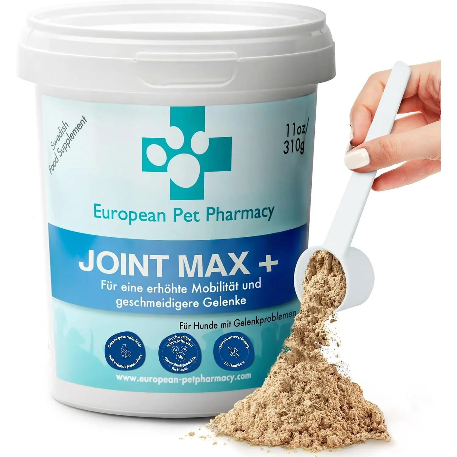 European Pet Pharmacy Joint Max+ Joint Care für Hunde — Nahrungsergänzungsmittel Hund & Katze – Nährstoffreiche Formel …