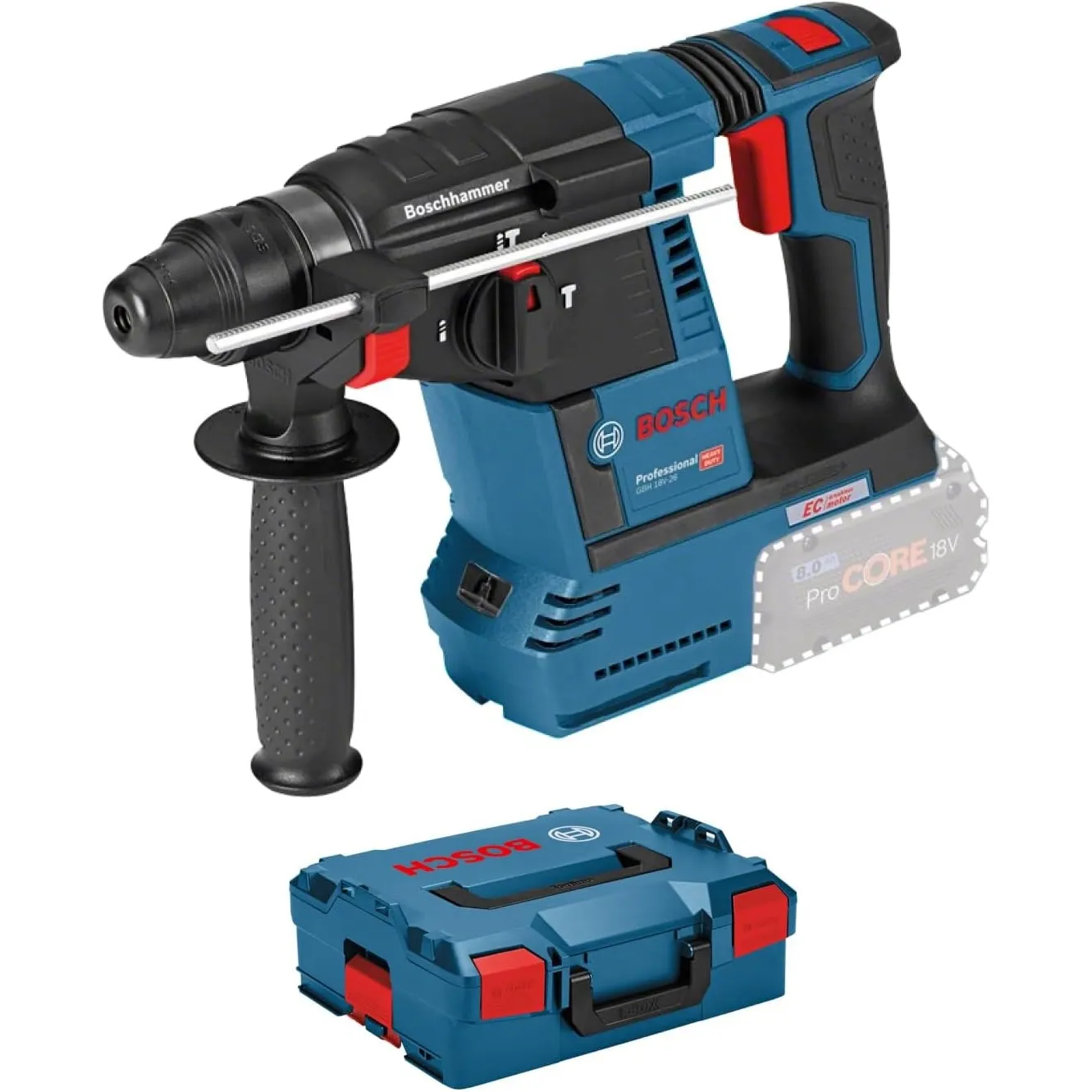 Bosch PRO Akku-Bohrhammer mit SDS plus GBH 18V-26