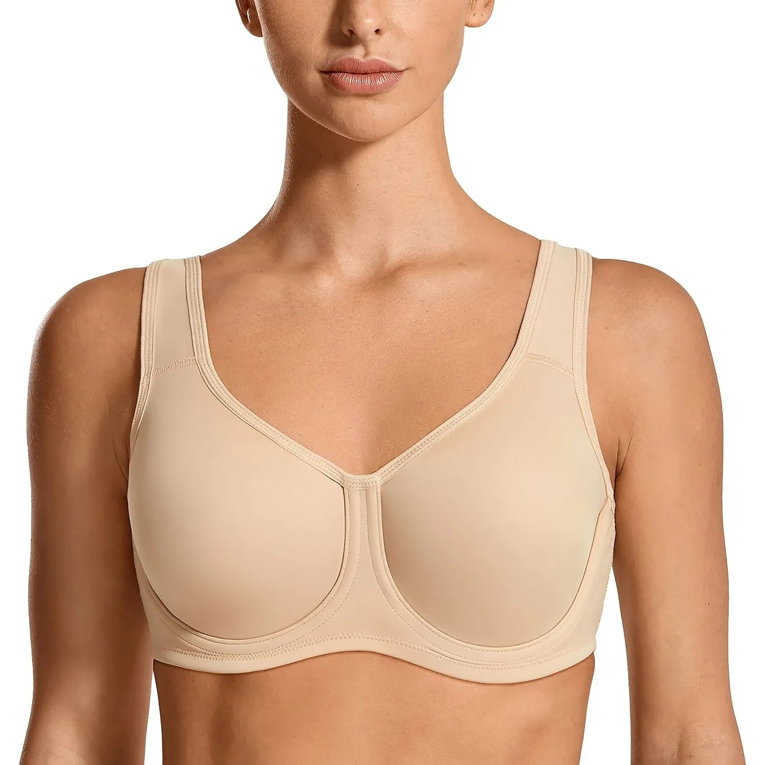 SYROKAN Damen Sport BH Starker Halt