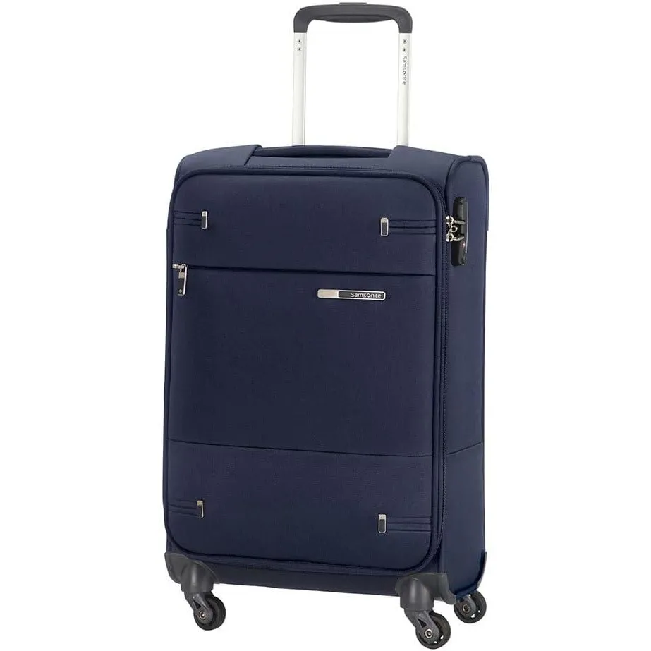 Samsonite Base Boost - Spinner S (Länge 35 cm) Handgepäck, 55 cm, 35 L, Blau (Navy Blue)
