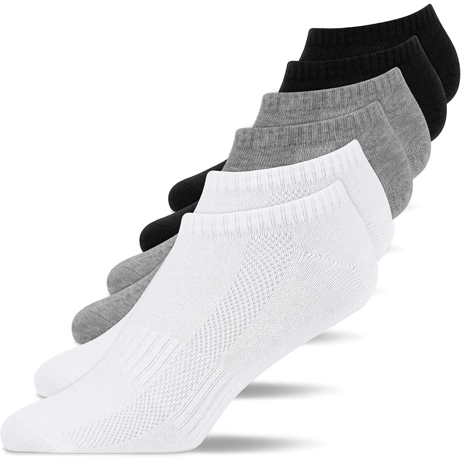 Snocks Sneaker Socken Herren & Damen aus Bio-Baumwolle, 6er Set