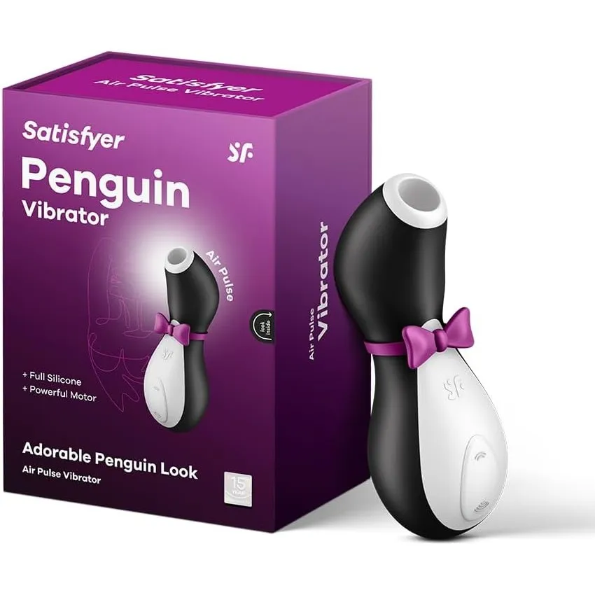 Satisfyer Pro Penguin Next Generation Druckwellen-Vibrator | Klitoris-Sauger mit 11 Vibrationsmodi | Auflege-Vibrator m…