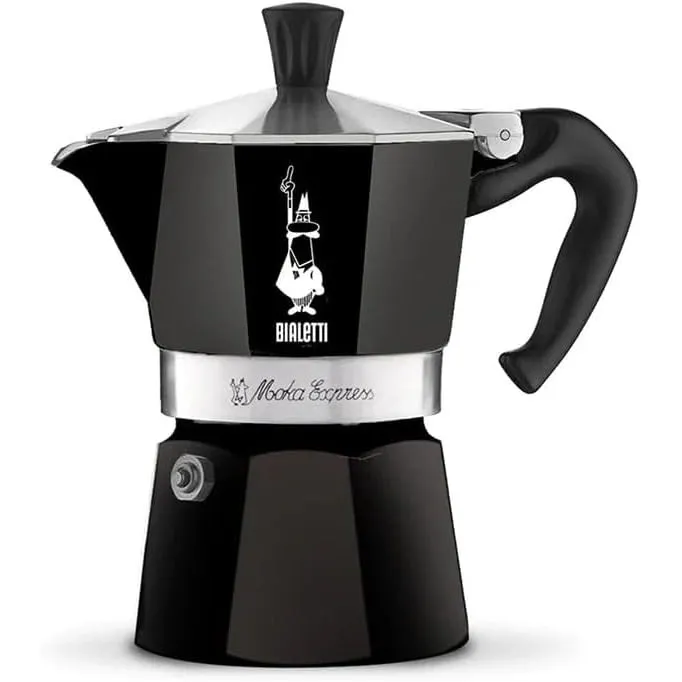 Bialetti - Moka Color: Ikonische Espressomaschine für die Herdplatte, macht echten Italienischen Kaffee, Moka-Kanne 6 T…