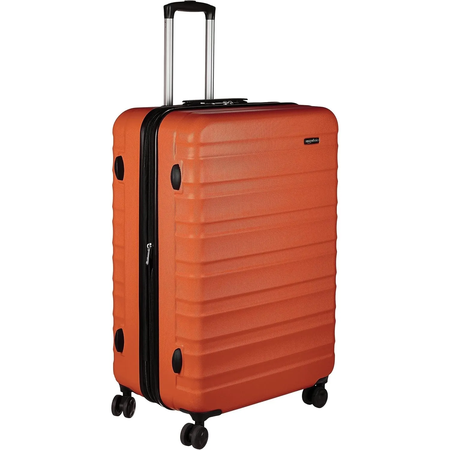 Amazon Basics Hartschalen-Koffer Groß, Erweiterbares ABS-Reisegepäck, 4 Doppel-Spinnerräder, Kratzfest, 78cm x 52,6cm x…