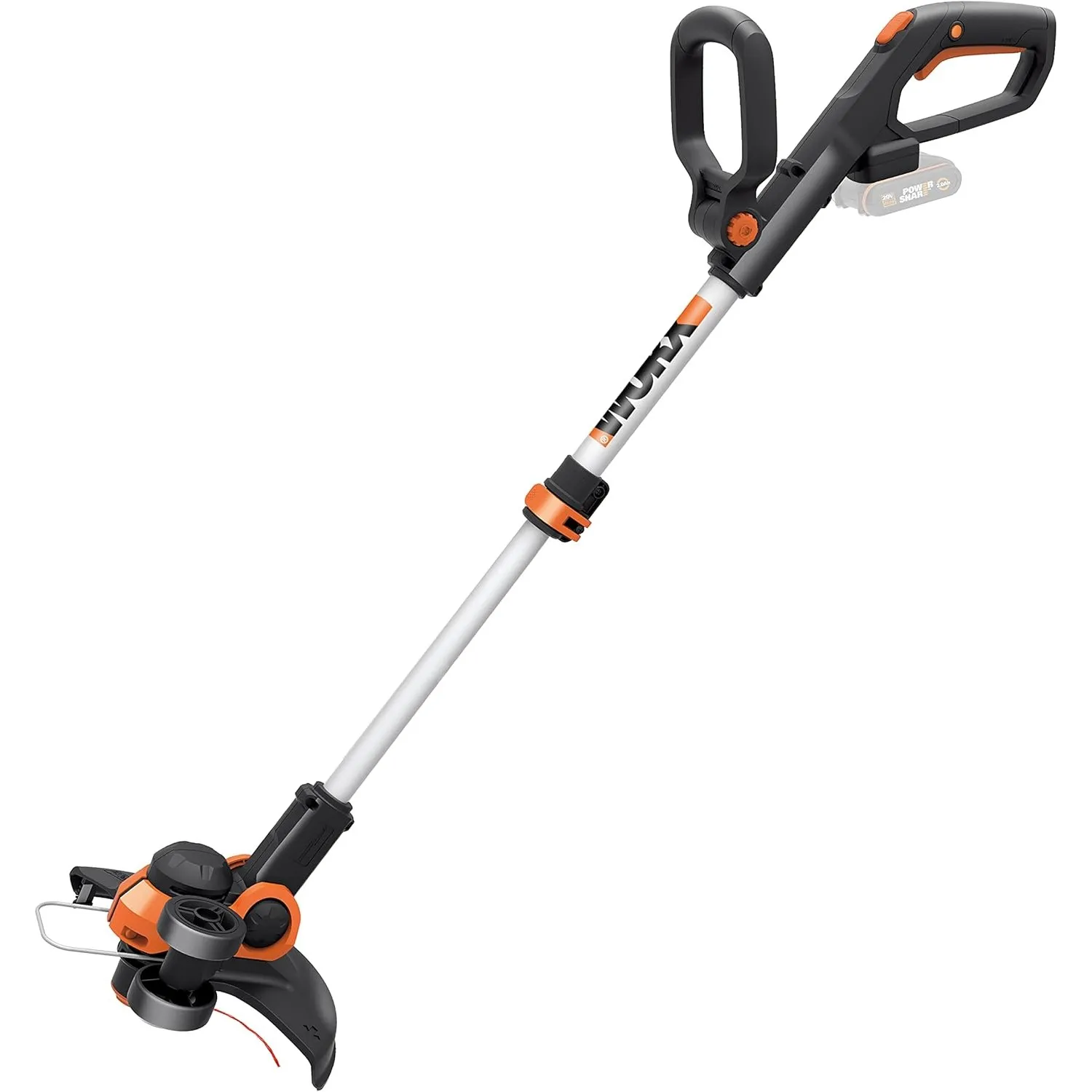 WORX WG163E.9 Akku Rasentrimmer 20V – Rasen – 2-in-1 Funktion: Rasentrimmer und Kantenschneider – Inkl. Distanzschutz, …