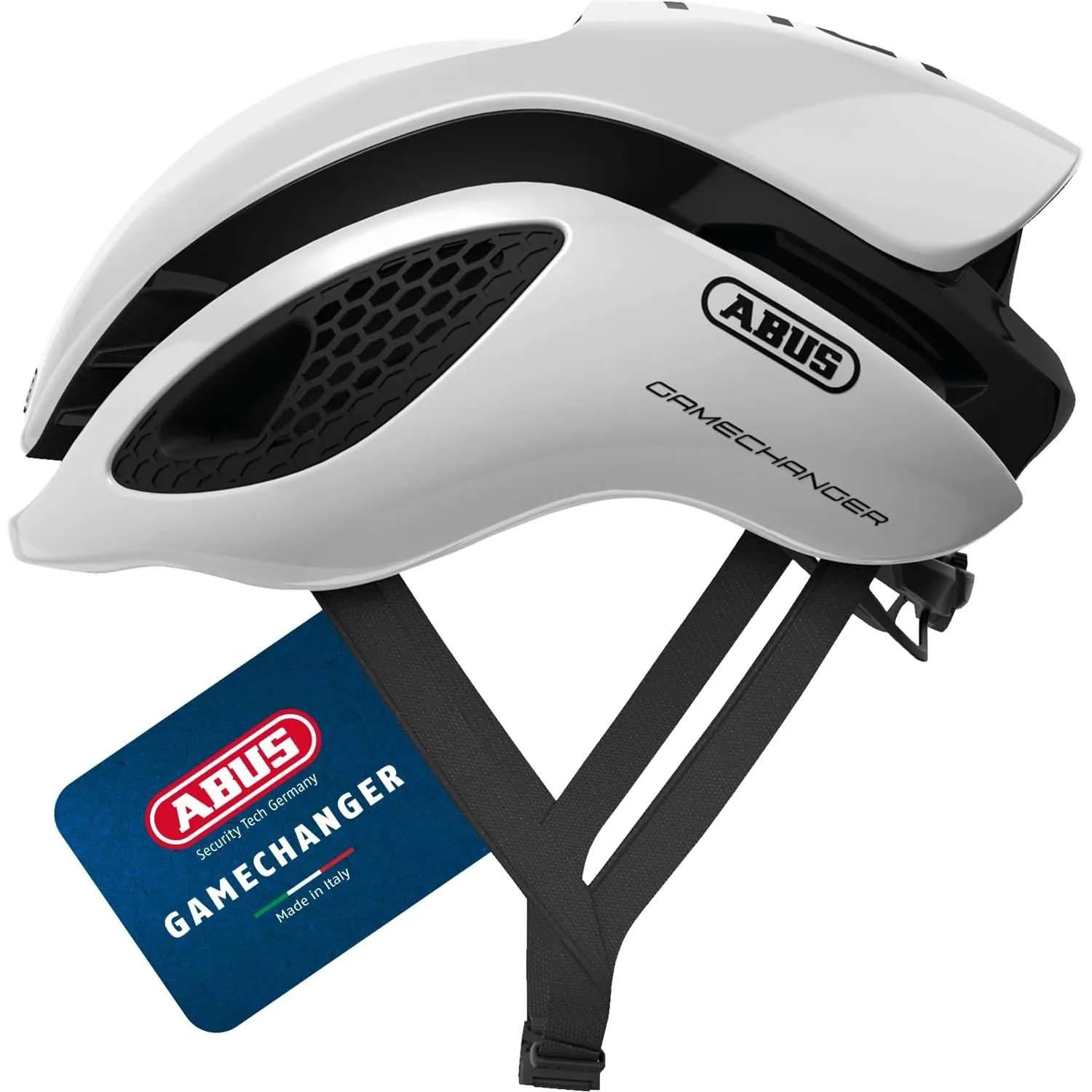 ABUS Unisex Fahrradhelm, Weiß (Polar White), L (59-62 cm)