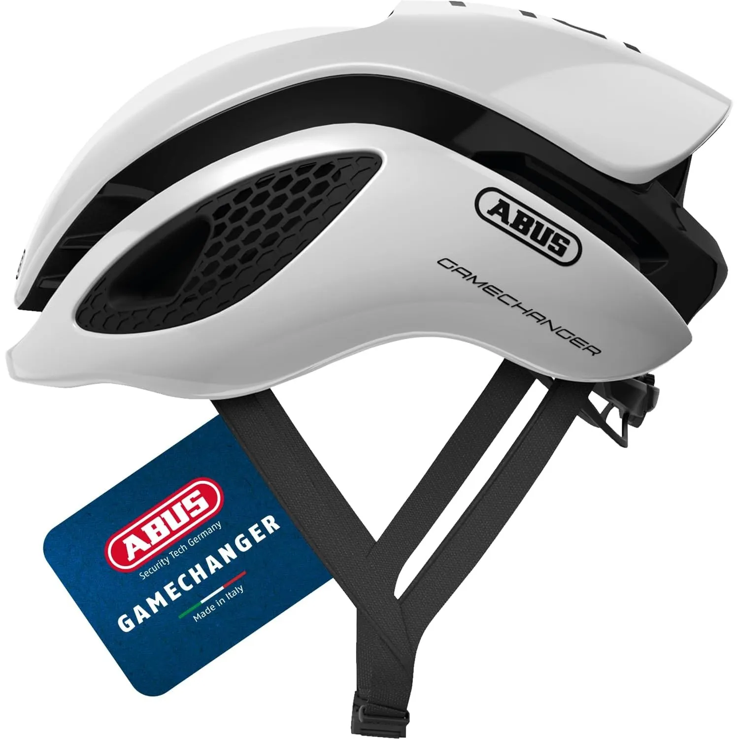 ABUS 77601 Fahrradhelm, Weiß (Polar White), M (52-58 cm)