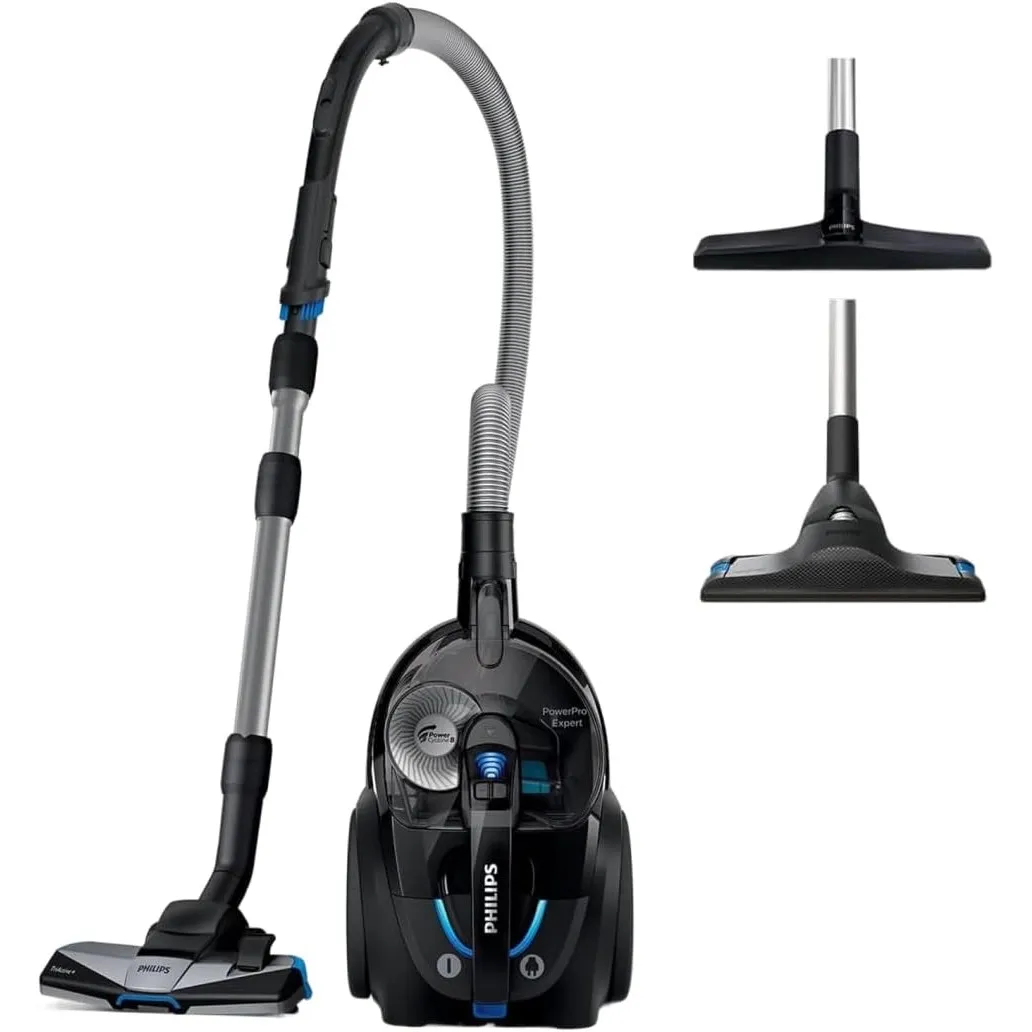 Philips FC9741/09 beutelloser Staubsauger PowerPro Expert (TriActive Standard-Düse, 900 W, 2 L Staubvolumen, integriert…