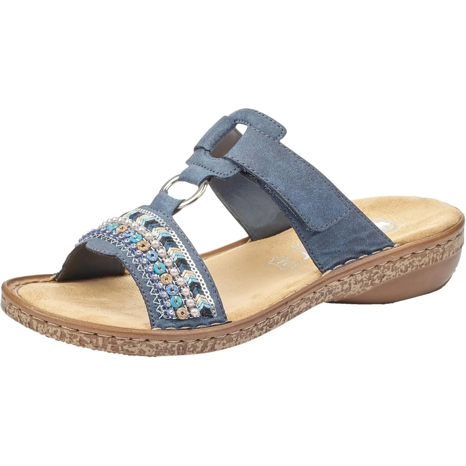 Rieker Damen Pantoletten 628M6, Frauen Slip On