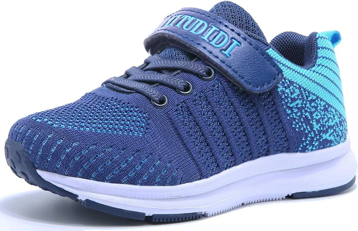 Mitudidi Unisex-Kinder Turnschuhe Mädchen Sportschuhe Leicht Atmungsaktiv Laufschuhe Outdoor Fitnessschuhe Sneaker Hall…