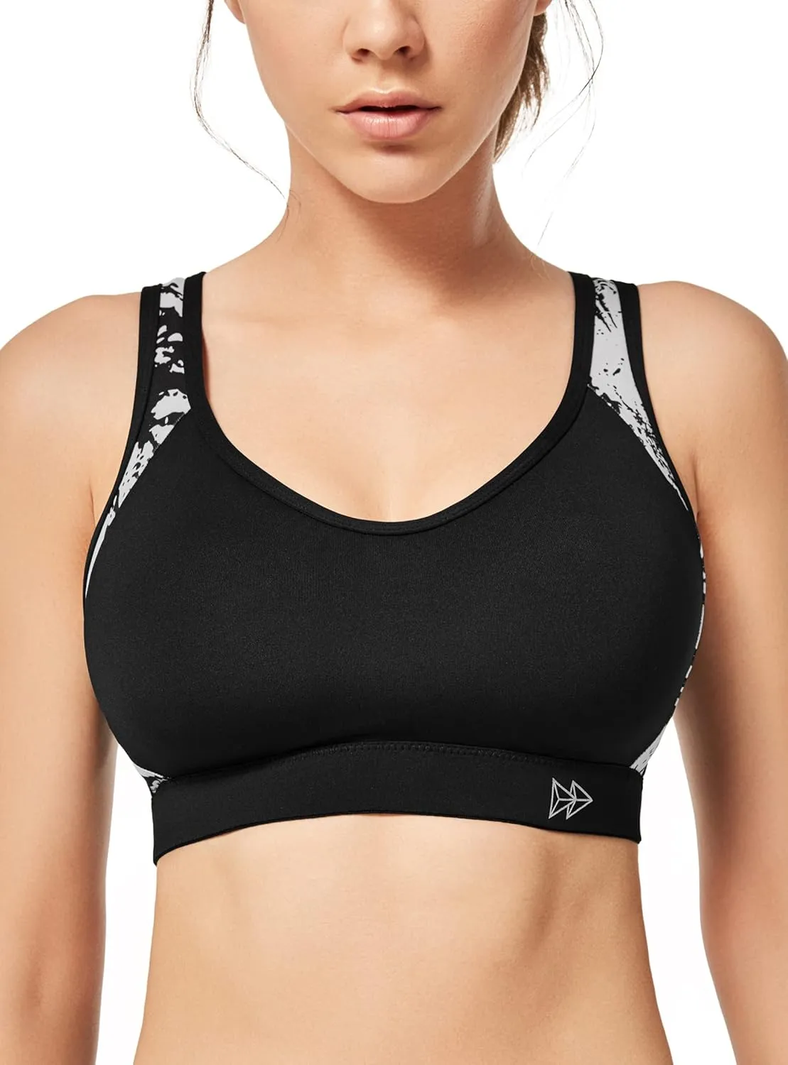 Yvette Sport BH Damen Starker Halt Große Größen Gekreuzt Rücken Gepolstert Fitness Lauf Joggen Yoga Bra