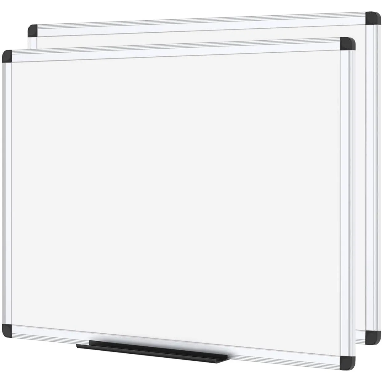 VIZ-PRO Whiteboard - mit Alurahmen, magnetisch - 2er Pack 90 x 60 cm
