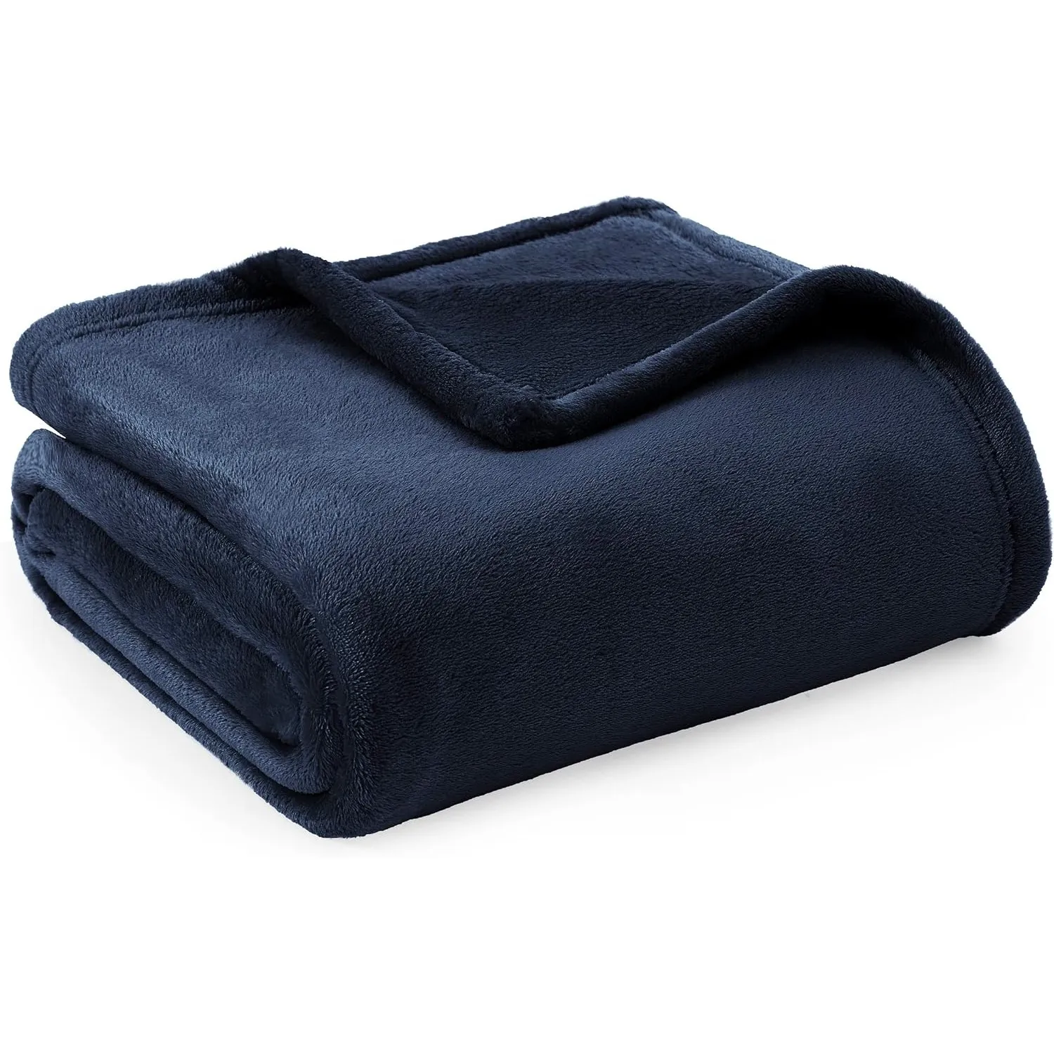BEDSURE Kuscheldecke Flauschig Decke Fleecedecke - 130x150cm, Blau Navy