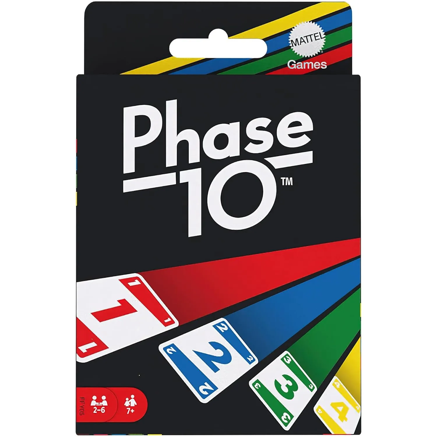 Mattel Games Phase 10 Kartenspiel für die Familie, Deutsche Version, von den UNO-Machern, Rommé-ähnlich, Perfekt als Ki…