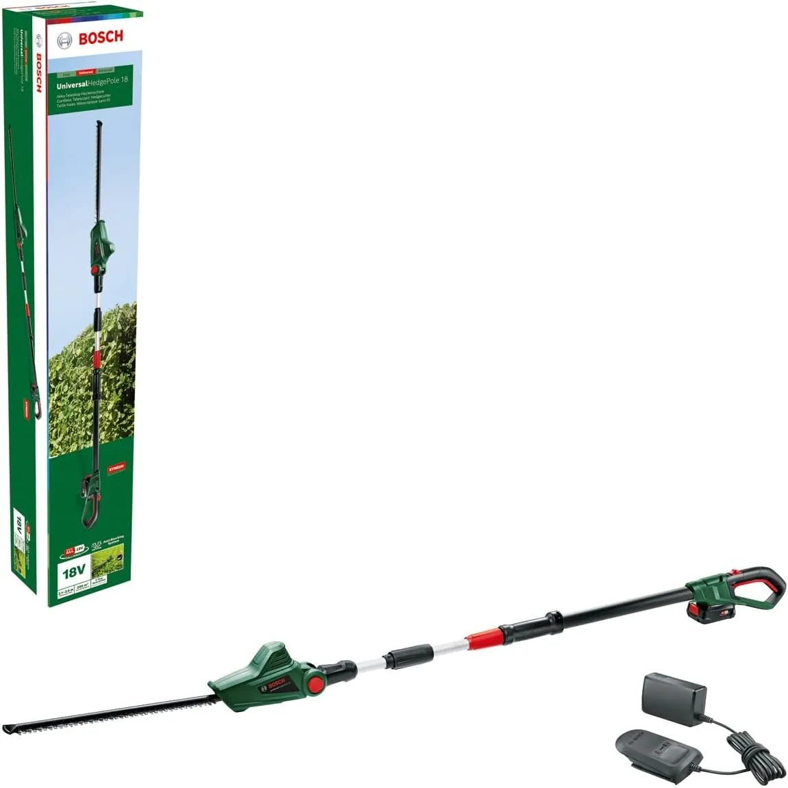 Bosch Akku Teleskop Heckenschere UniversalHedgePole 18