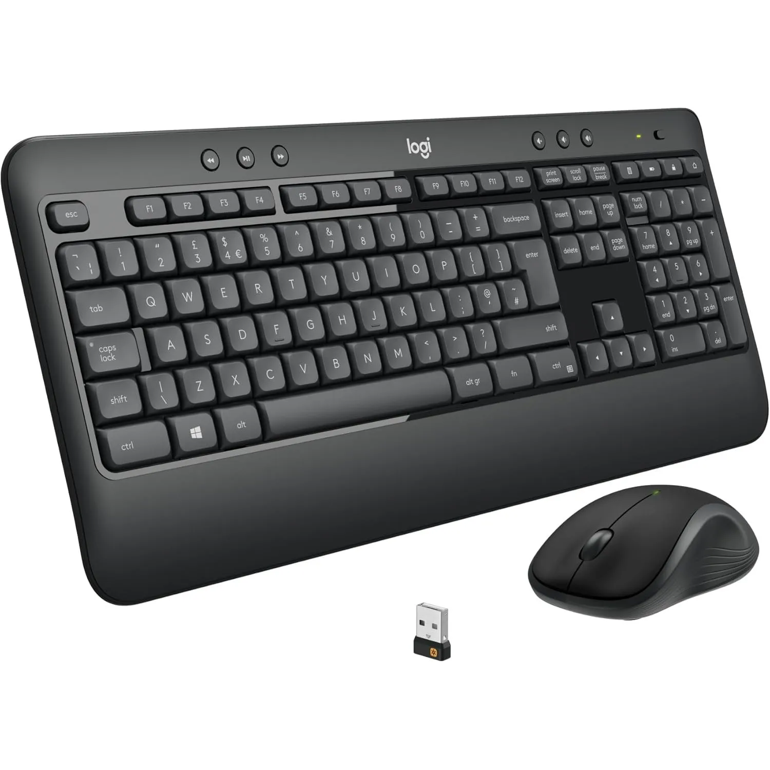 Logitech MK540 Advanced Kabellose Tastatur und Maus Combo für Windows