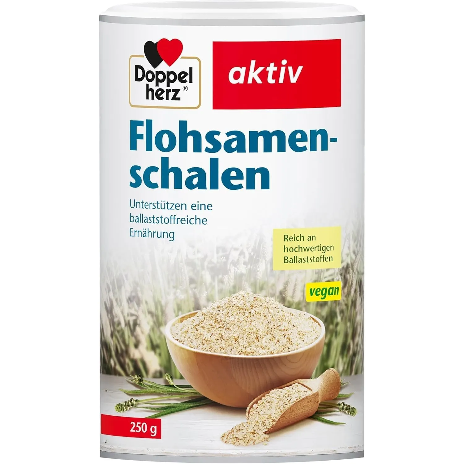 Doppelherz Flohsamenschalen - geschmacksneutral | Zur Unterstützung einer ballaststoffreichen und gesunden Ernährung - …