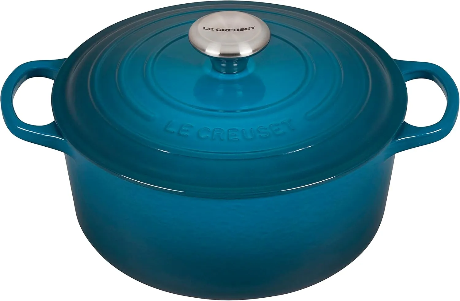 Le Creuset Signature Gusseisen-Bräter mit Deckel, Ø 24 cm, Rund, Für alle Herdarten und Induktion geeignet, Volumen: 4,…