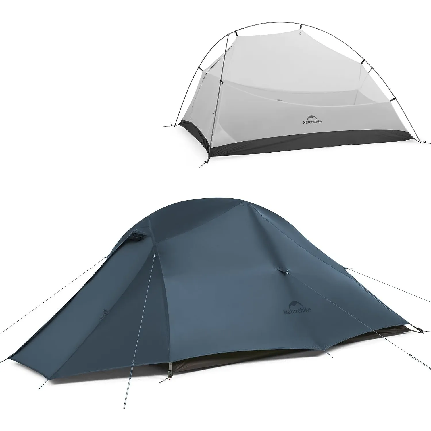 Naturehike Cloud Up Pro/Base/UL/EXT Zelt 2 Person Leichtes Campingzelt, Einfacher Aufbau Winddicht & Wasserdichtes Kupp…