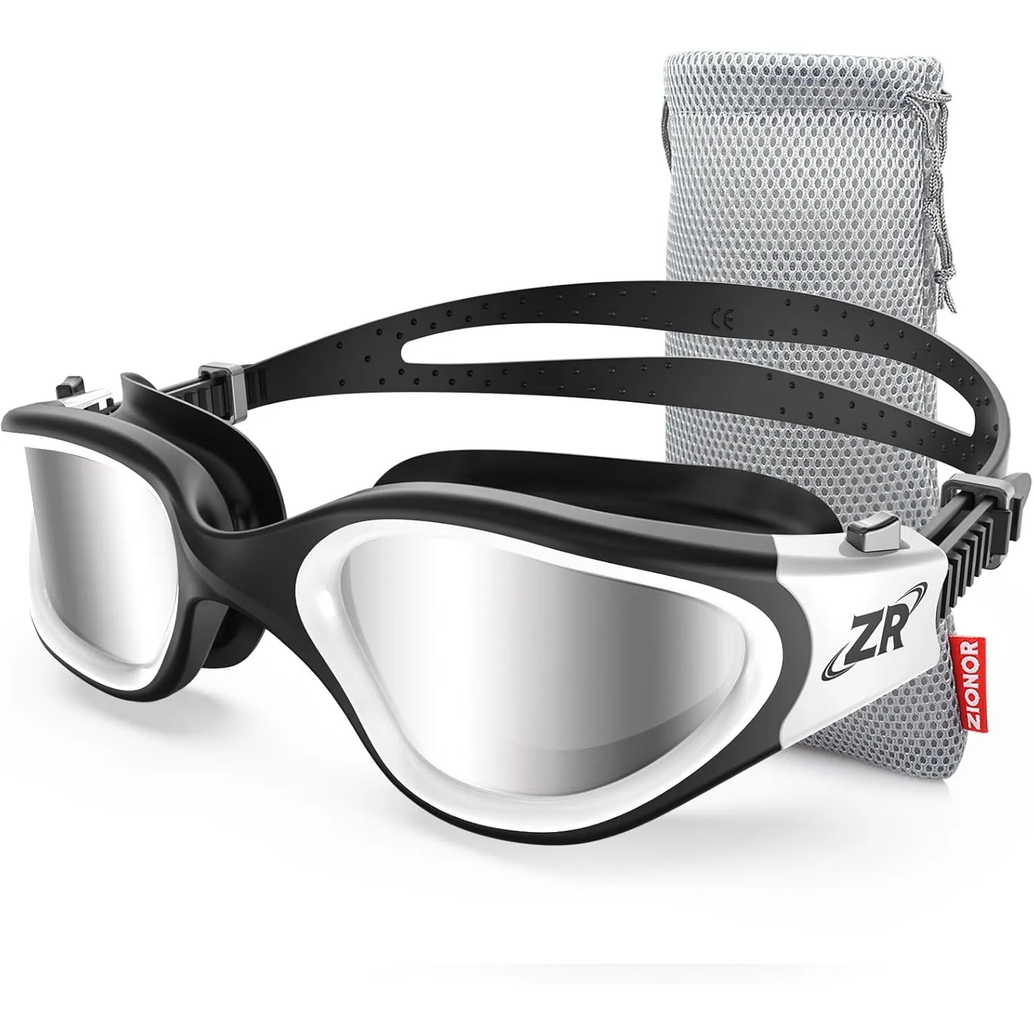 ZIONOR G1 - Polarisierte Schwimmbrille für Unisex und Erwachsene und Damen, beschlagfrei, 100% UV-Schutzbrille
