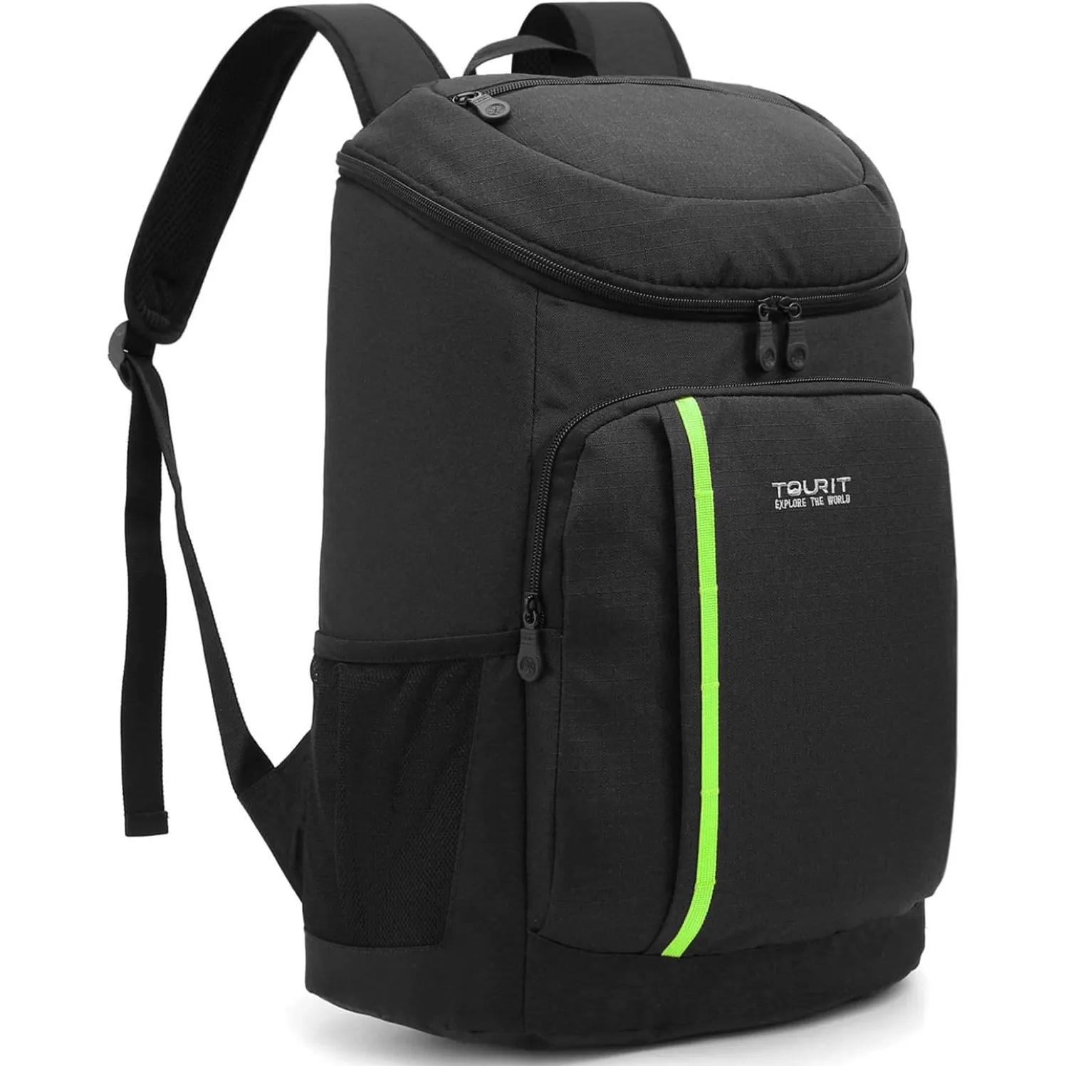 TOURIT Kühler Rucksack Leichter Rucksack 28L mit Flaschenöffner Hält 30 Dosen