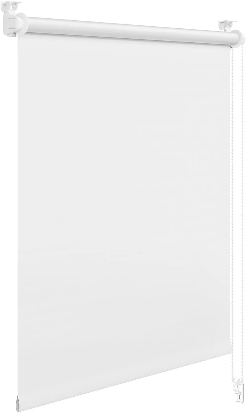 Woltu 854 Blackout Roller Blind Thermo Roller Blind No Drilling Required Side Pull Blind Thermal Blind Easy Fix Opaque …