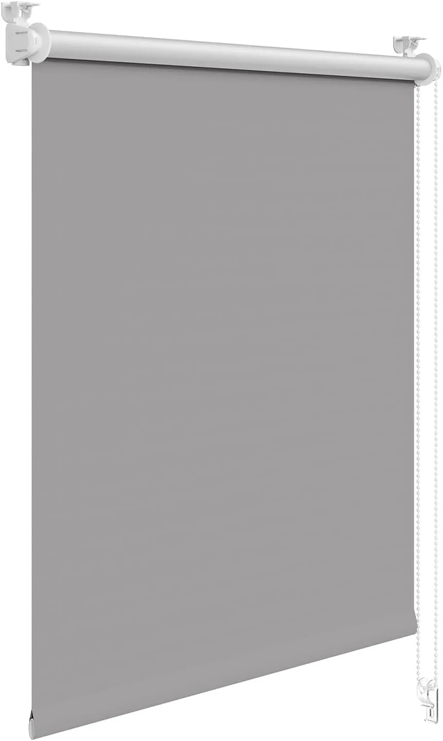 Woltu 854 Blackout Roller Blind Thermo Roller Blind No Drilling Required Side Pull Blind Thermal Blind Easy Fix Opaque …