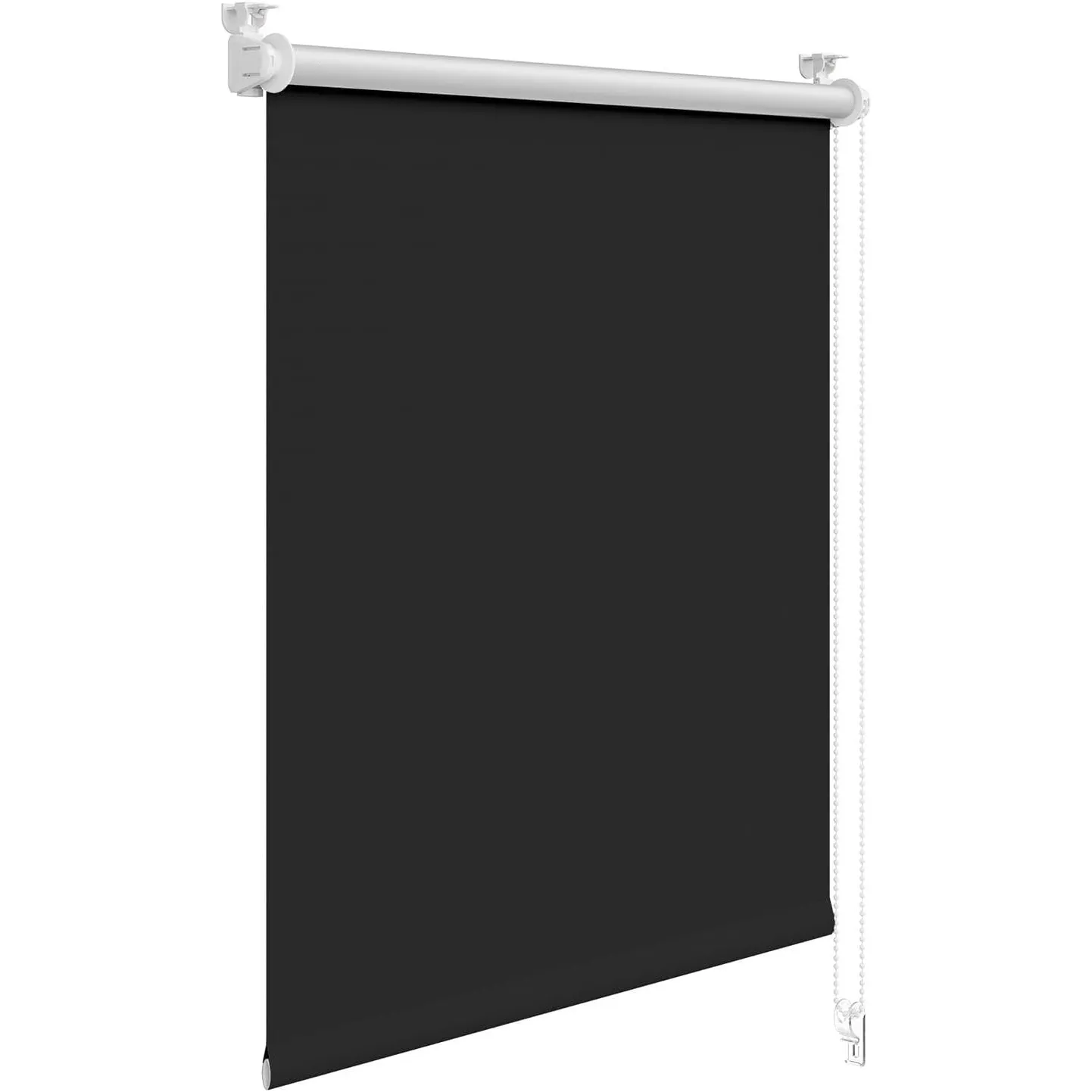 WOLTU Verdunkelungsrollo ohne Bohren, Thermo Verdunkelungsrollo mit Kette, Sichtschutz, für Türen und Fenster, 100 x 21…