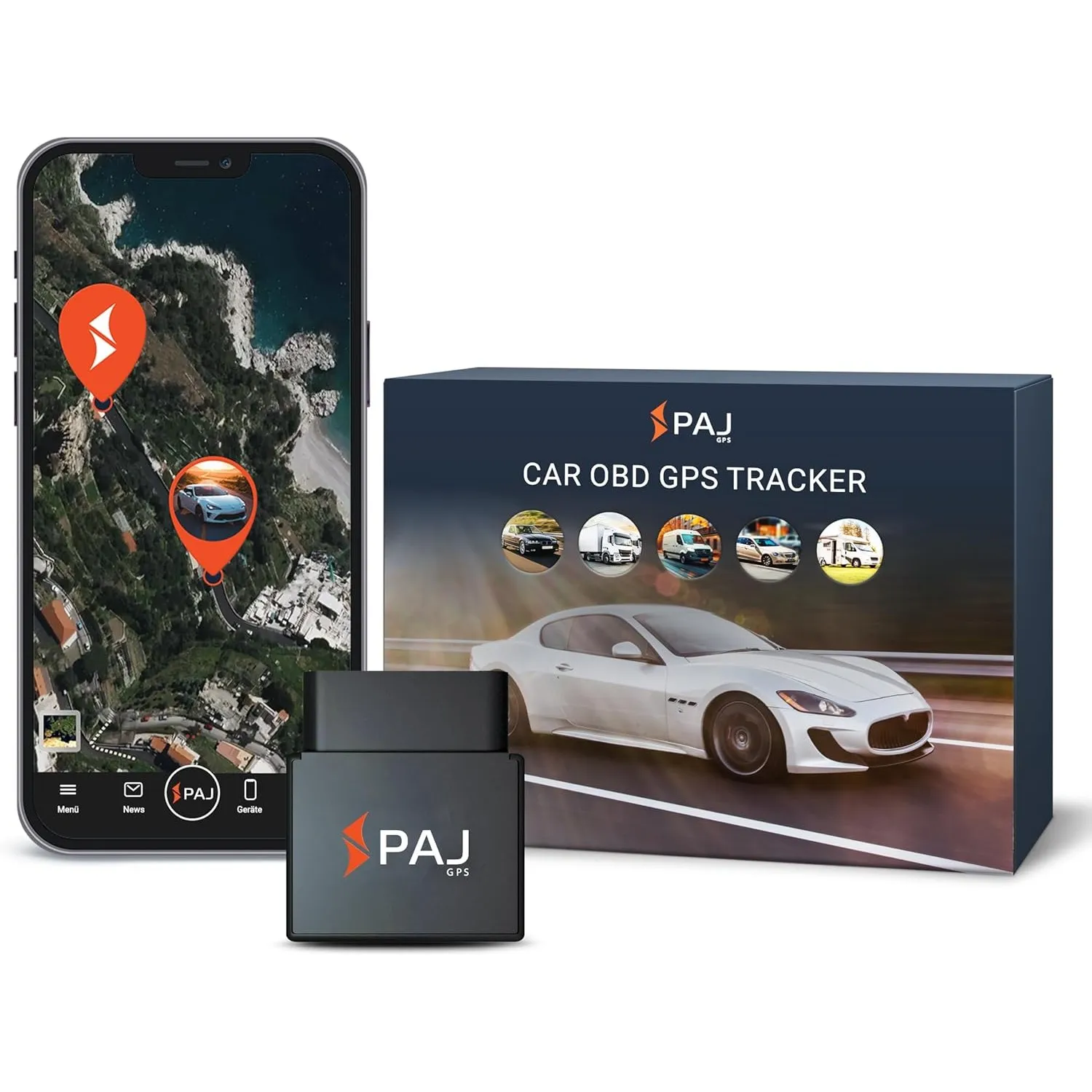 CAR OBD Finder 4G OBDII GPS Tracker für Autos, Fahrzeuge & LKW´s