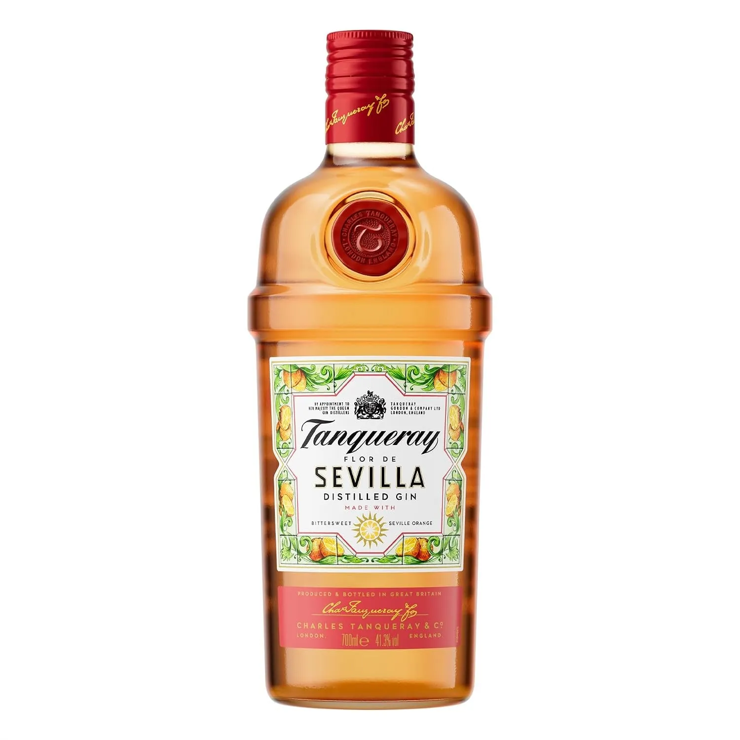 Tanqueray Flor de Sevilla, mit Orangengeschmack, 41.3% Vol, 700ml