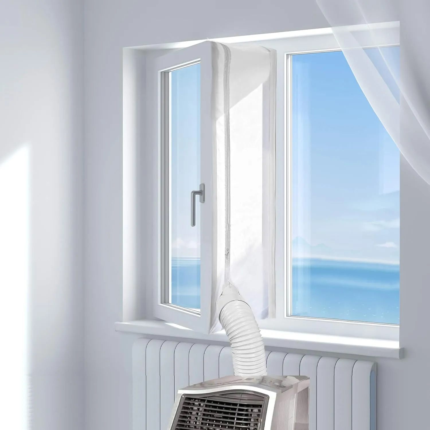 Sekey Window Seal for Mobile Air Conditioners, Air Conditioning, Tumble Dryer, Exhaust Dryer, Hot Air Stop for Attachin…